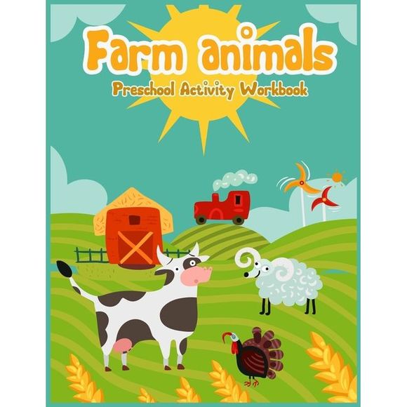 Fram animals Preschool acitivity workbook: Children's Farm Animal Books for Pres - Picture 1 of 2
